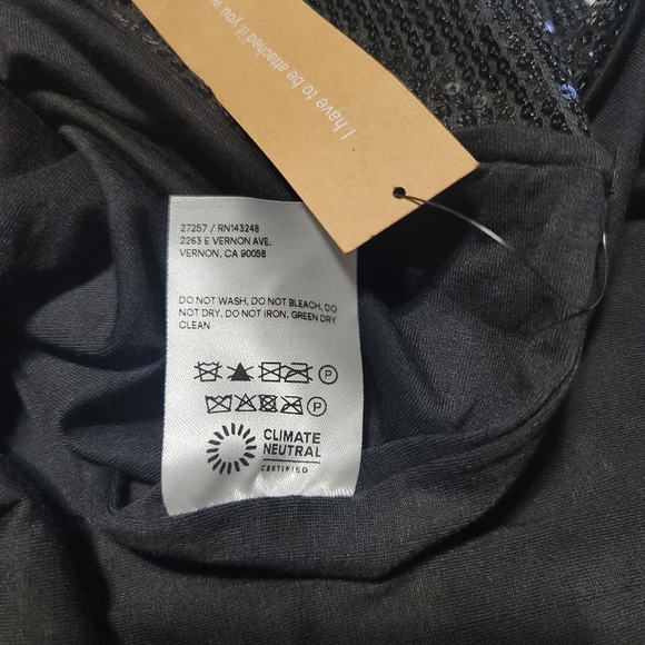 Reformation Sydney Black Sequin Dress - Picture 8 of 11